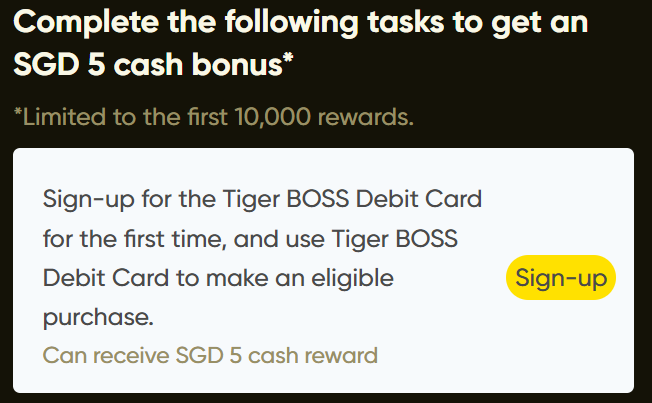 tiger boss card