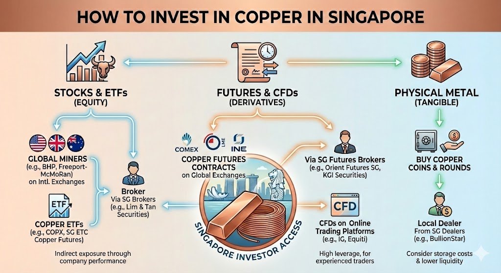 How to Invest in Copper in Singapore